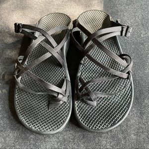 Chaco sandal, black no back adjustable strap